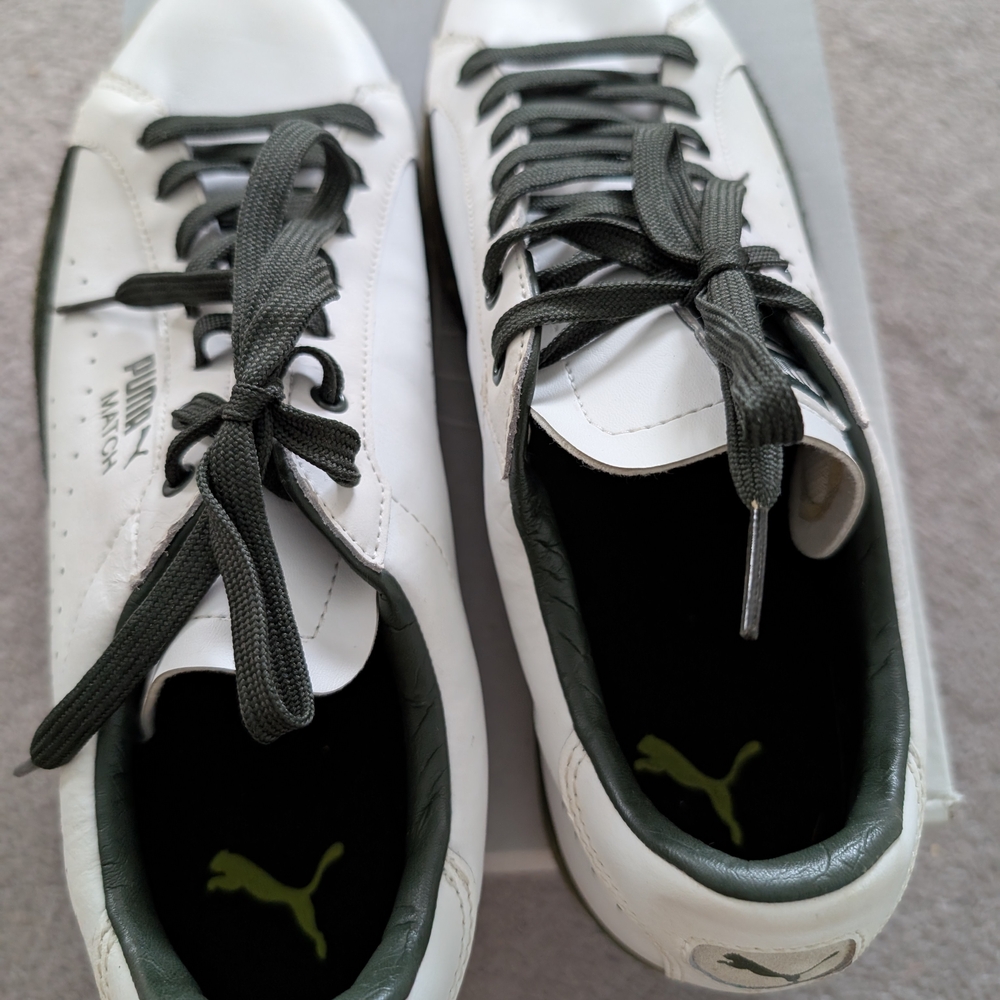 PUMA White and Black Sneakers